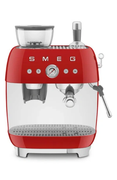 SMEG SMEG ESPRESSO MACHINE WITH COFFEE GRINDER