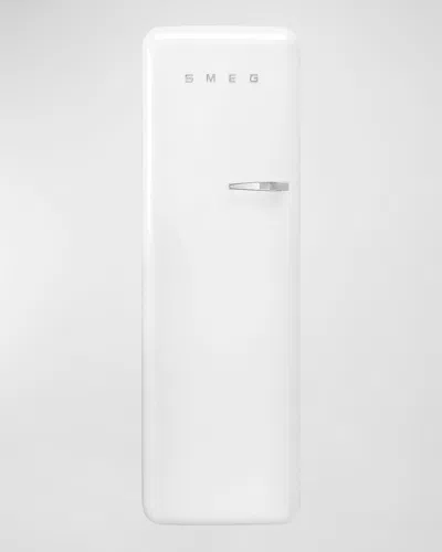 Smeg Fab28 Retro-style Refrigerator With Internal Freezer, Left Hinge In White