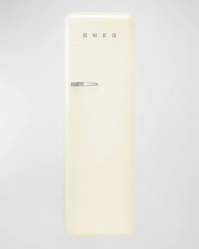 Smeg Fab28 Retro-style Refrigerator With Internal Freezer, Right Hinge In Blue