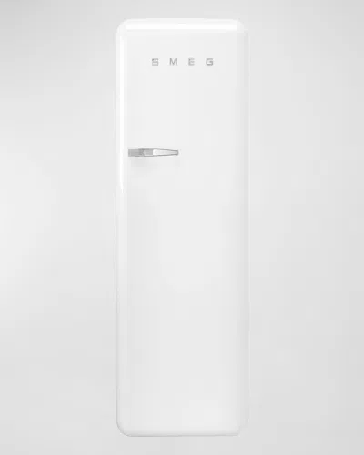 Smeg Fab28 Retro-style Refrigerator With Internal Freezer, Right Hinge In White
