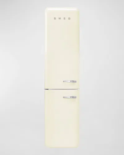 Smeg Fab32 Retro-style Refrigerator With Bottom Freezer, Left Hinge In Neutral