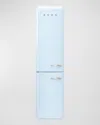 Smeg Fab32 Retro-style Refrigerator With Bottom Freezer, Left Hinge In Blue