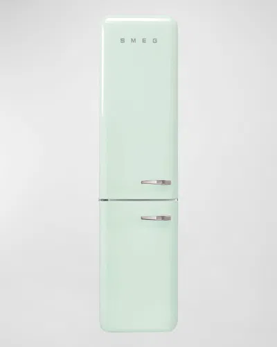 Smeg Fab32 Retro-style Refrigerator With Bottom Freezer, Left Hinge In Green