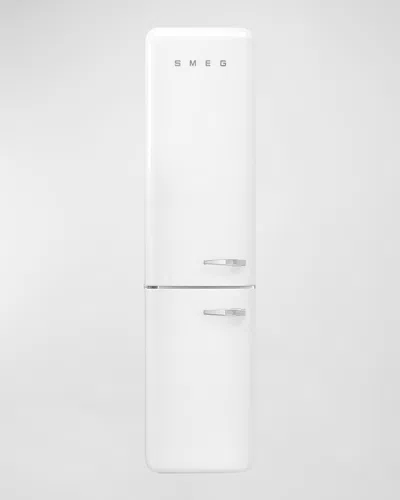 Smeg Fab32 Retro-style Refrigerator With Bottom Freezer, Left Hinge In White