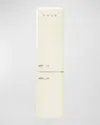 Smeg Fab32 Retro-style Refrigerator With Bottom Freezer, Right Hinge In Cream