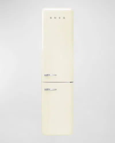 Smeg Fab32 Retro-style Refrigerator With Bottom Freezer, Right Hinge In Neutral