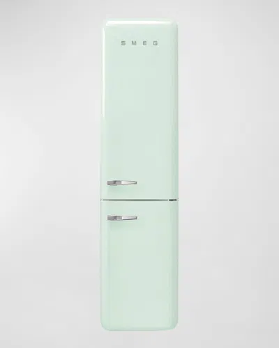 Smeg Fab32 Retro-style Refrigerator With Bottom Freezer, Right Hinge In Pastel Green
