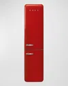 Smeg Fab32 Retro-style Refrigerator With Bottom Freezer, Right Hinge In Red