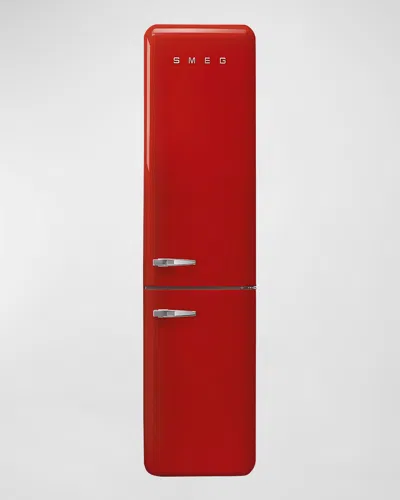 Smeg Fab32 Retro-style Refrigerator With Bottom Freezer, Right Hinge In Red