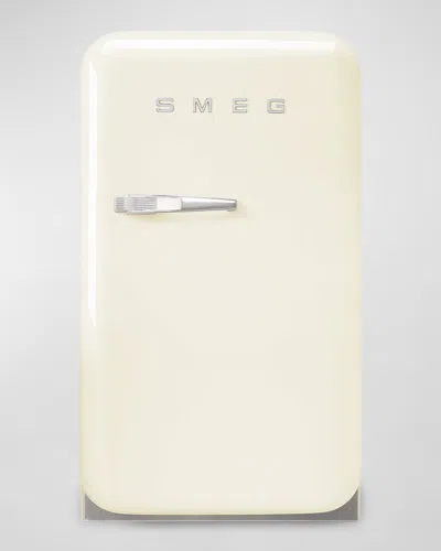 Smeg Fab5 Retro Right-hinge Mini Fridge In Cream