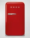 Smeg Fab5 Retro Right-hinge Mini Fridge In Red