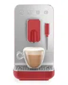 Smeg Fully-automatic Coffee Machine With Steamer In Metallic