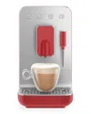 Smeg Fully-automatic Coffee Machine With Steamer In Red