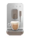 Smeg Fully-automatic Coffee Machine With Steamer In Taupe