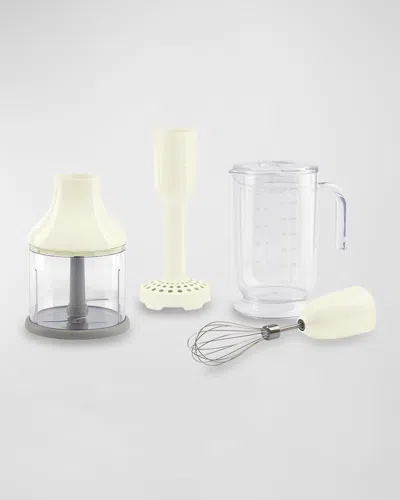 Smeg Hand Blender Accessories Set In Neutral