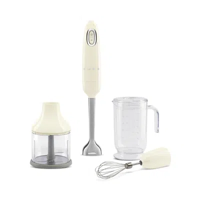 Smeg Hand Blender With Accessories In Neutral