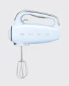 Smeg Logo-plaque Stainless Steel Electric Beater In Blue