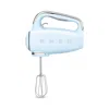 Smeg Logo-plaque Stainless Steel Electric Beater In Pastel Blue