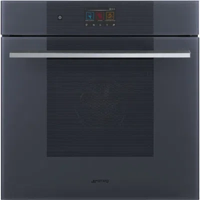 Smeg Linea 24" Convection Oven Replacement For Sfu6104tvs In Neptune Gray