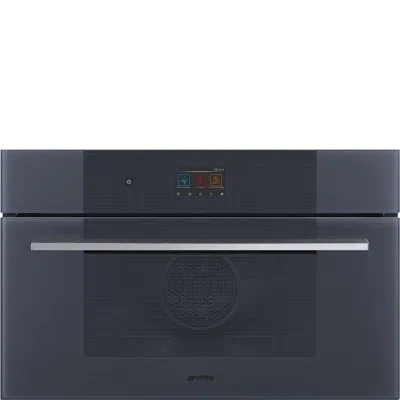 Smeg Linea 30" Compact Steam Oven In Neptune Gray