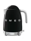 Smeg Retro Style Variable Temperature Electric Kettle In Black