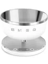 Smeg Contemporary Digital Rechargeable Kitchen Scale In Matte White