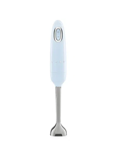 Smeg Logo-plaque Hand Blender In Blue