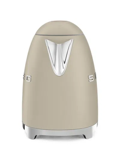 Smeg Logo-plaque Kettle In Neutral