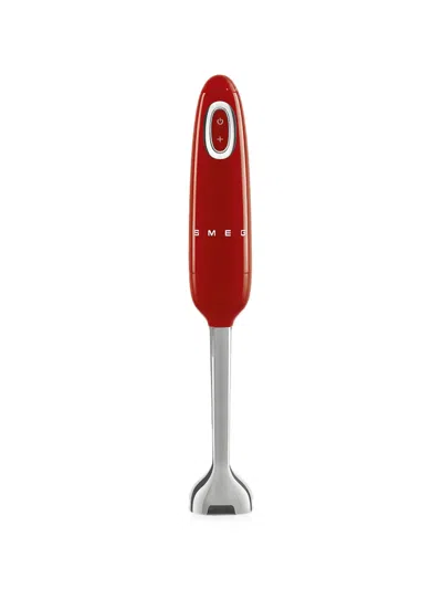 Smeg Logo-print Hand Blender In Red