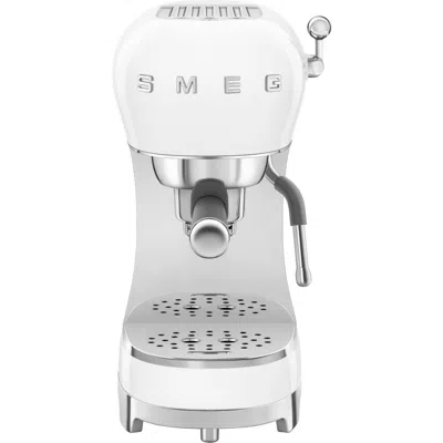 Smeg Manual Espresso Machine In White