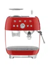 Smeg 50s Retro Style Aesthetic Espresso Coffee Machine In Red