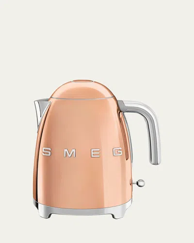 Smeg Metallic Retro-style Electric Kettle In Orange
