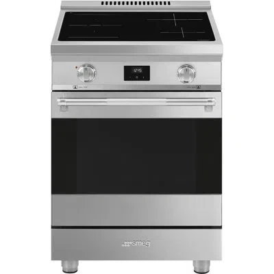 Smeg Professional Range, 24" - Induction In Stainless Steel