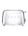 Smeg Retro 2-slice Toaster, White In Silver