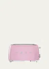Smeg Retro 4-slice Toaster In Pink