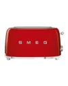 Smeg Retro 4-slice Toaster In Red