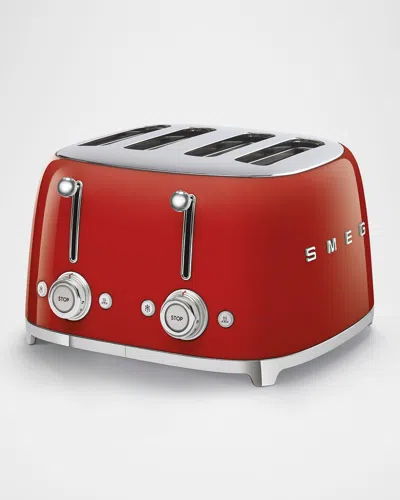 Smeg Retro 4 Slot Toaster In Multi