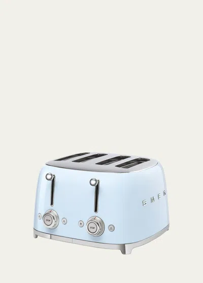 Smeg Retro 4 Slot Toaster In Blue