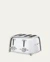 Smeg Retro 4 Slot Toaster In Silver
