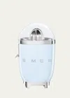 Smeg 50s Retro Style Aesthetic Citrus Juicer In Pastel Blue