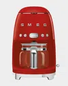 Smeg Retro Drip Filter Coffee Machine In Red
