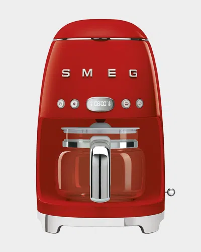 Smeg Retro Drip Filter Coffee Machine In Red
