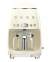 Smeg Retro Drip Filter Coffee Machine In Cream