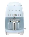 Smeg Drip Filter Coffee Machine In Pastel Blue