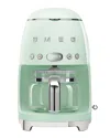 Smeg Retro Drip Coffee Machine In Pastel Green