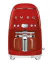 Smeg Retro Drip Filter Coffee Machine In Red