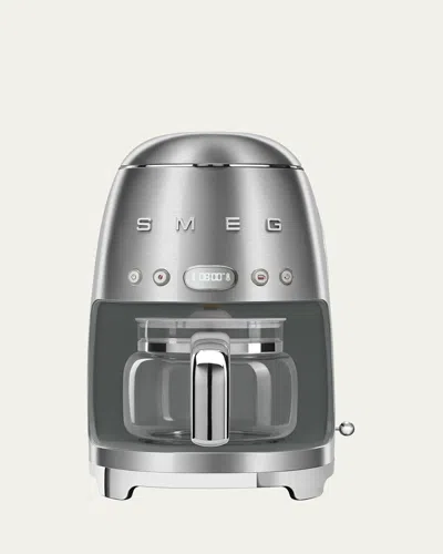 Smeg Retro Drip Filter Coffee Machine In Silver