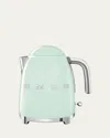 Smeg Retro Electric Kettle, Polished White In Green