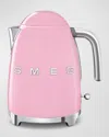Smeg Retro Style Variable Temperature Electric Kettle In Pink