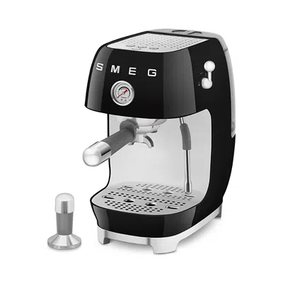 Smeg Retro Espresso Machine In Black